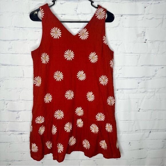 Loft small petite red dress - Picture 2 of 7